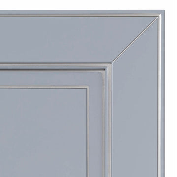 Azzurro polvere filo argento